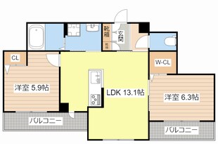 バージェ　ボカの物件間取画像